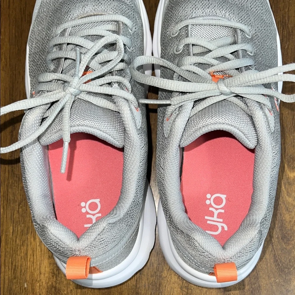 Ryka Gray and White Women's Sneakers - Picture 9 of 14